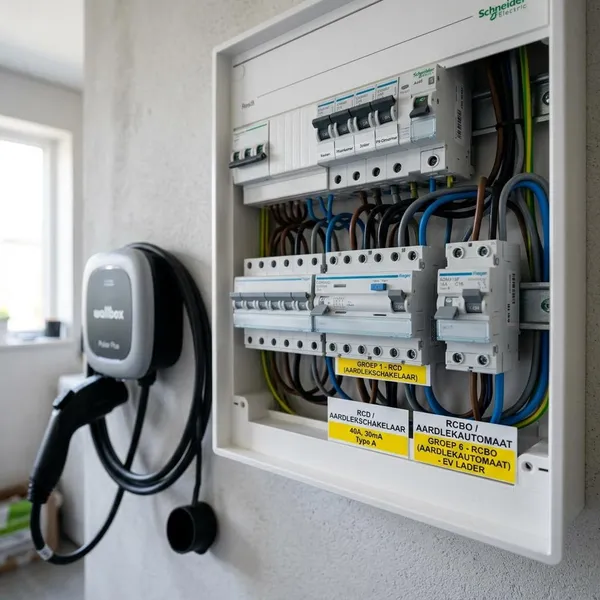 Wat een aardlekautomaat bij een laadpaal doet