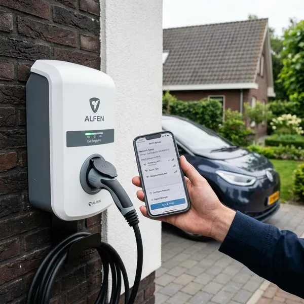 Wat je nodig hebt voor Alfen laadpaal koppelen aan wifi