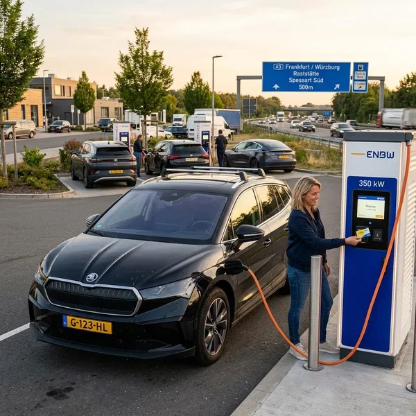 EV-reis naar Duitsland voorbereiden
