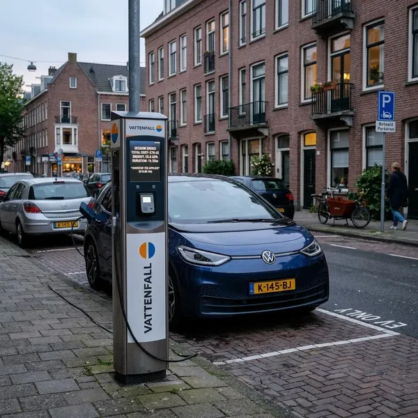 blokkeertarief laadpaal vattenfall
