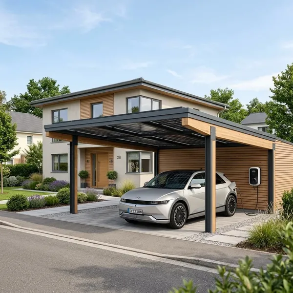 Wanneer is een carport met zonnepanelen en laadpaal slim