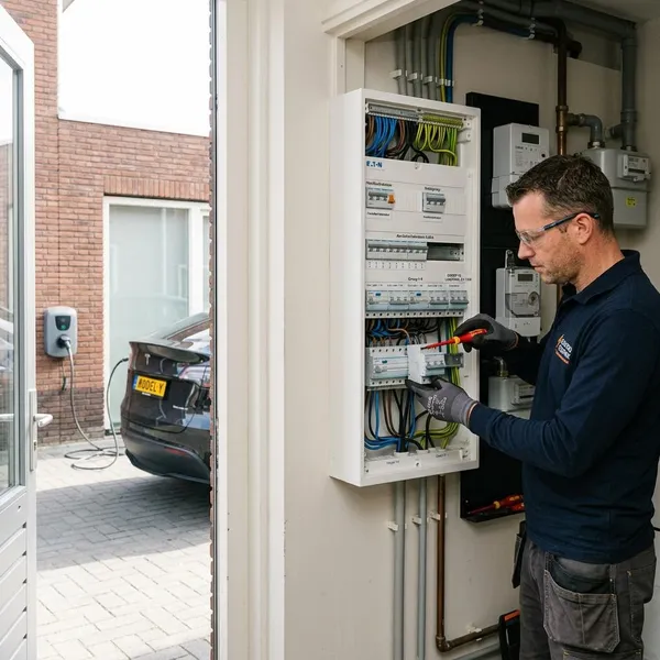 groepenkast uitbreiden laadpaal