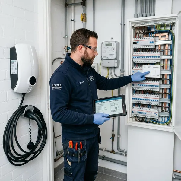 Load balancing of groepenkast uitbreiden voor laadpaal