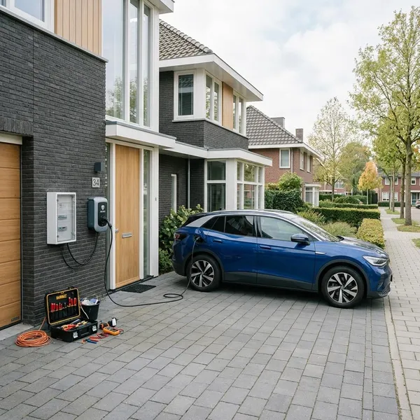 installatie elektrisch laadpunt