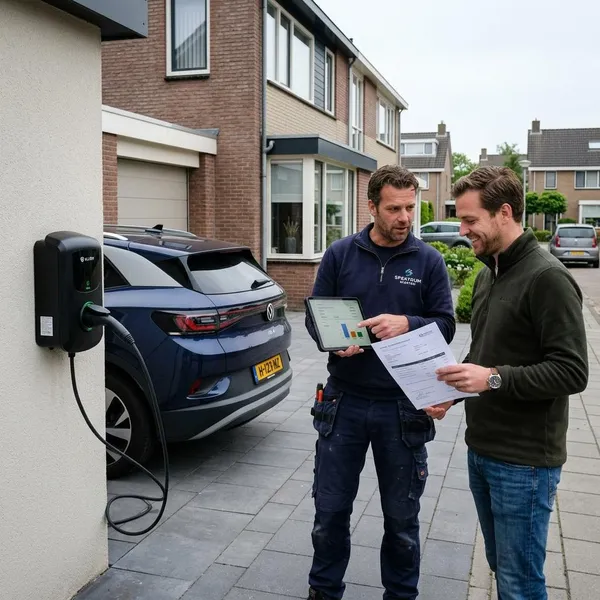 Elektrisch laadpunt installeren stap voor stap