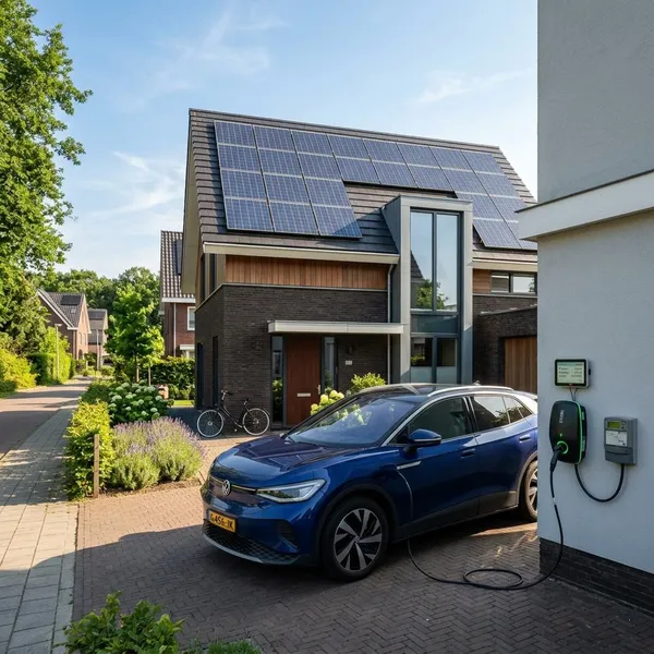 Laadpaal aansluiten op zonnepanelen kan dat