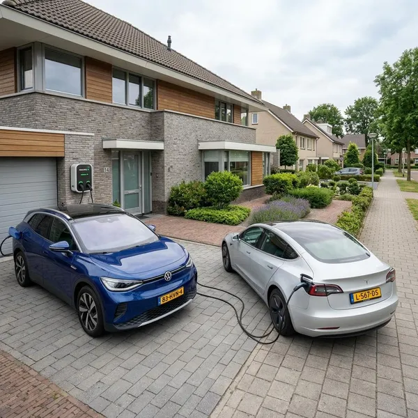 laadpaal dubbele aansluiting