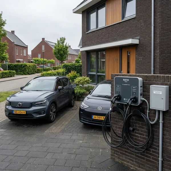 Wat kost een laadpaal dubbele aansluiting thuis