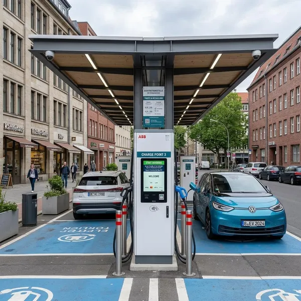 laadpaal met betaalsysteem