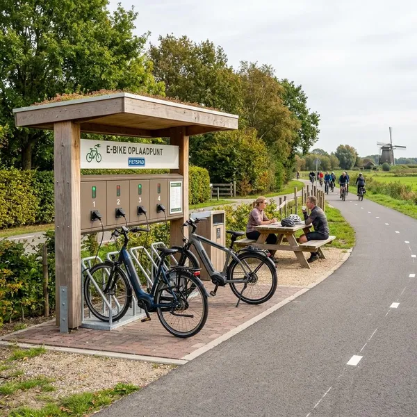 laadpunten elektrische fiets