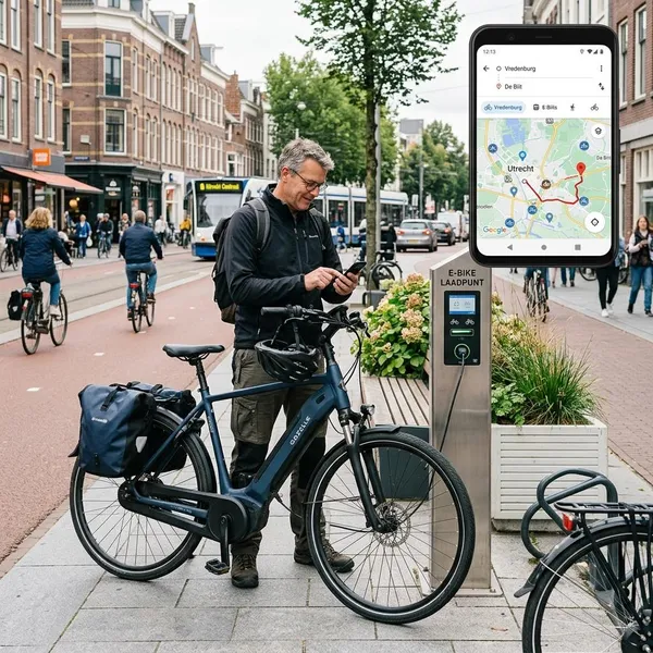 Laadpunten elektrische fiets vinden en plannen
