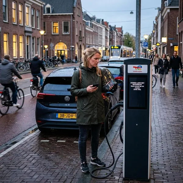 openbare laadpaal werkt niet