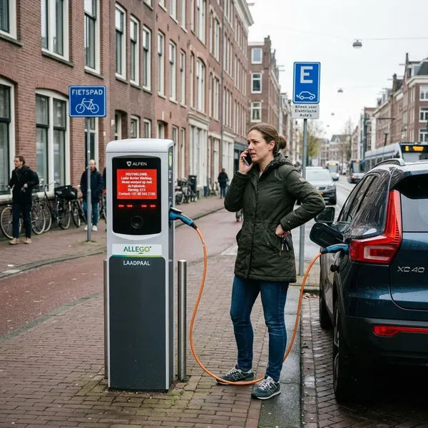 Openbare laadpaal werkt niet zo pak je het stap voor stap aan