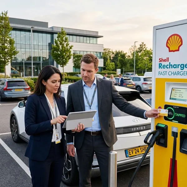 Shell Recharge of zakelijke Shell pas