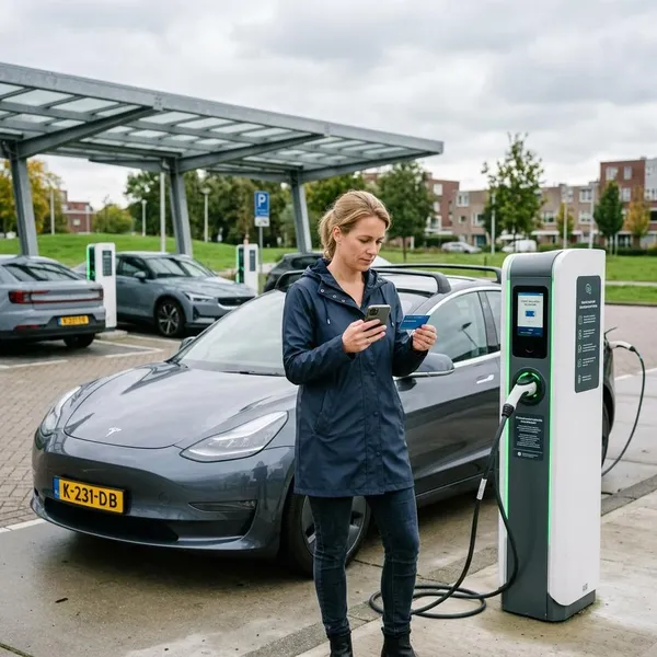 Welke laadpas naast Tesla past