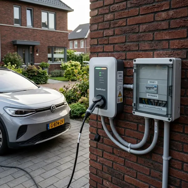 Wallbox aansluiten op 1 fase stap voor stap
