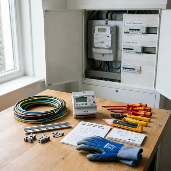 Waar komt de Power Meter in de meterkast