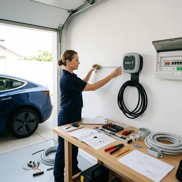 Wallbox Pulsar Plus 1 fase aansluiten in stappen