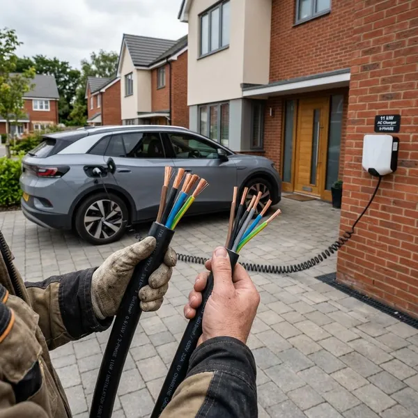 welke kabel voor laadpaal 11kw