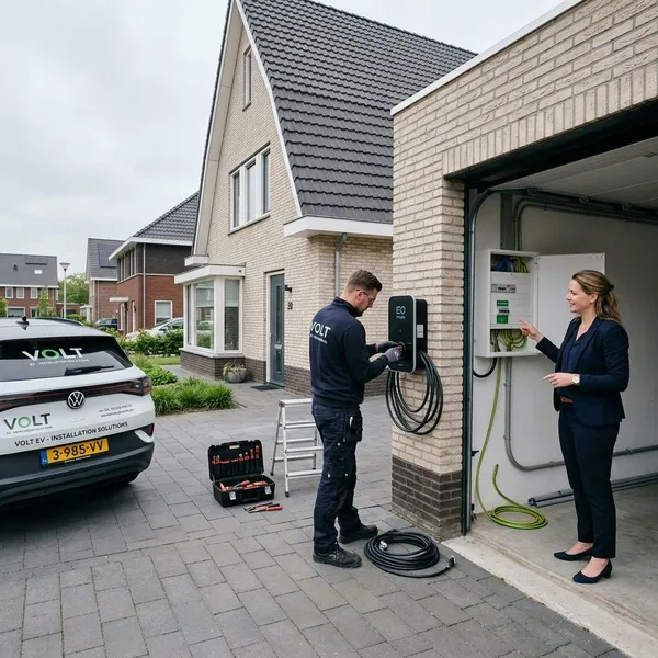 zakelijke laadpaal thuis